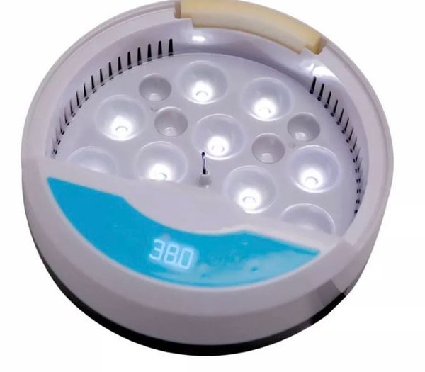 HHD broedmachine voor 9 eieren met LED schouwlampjes